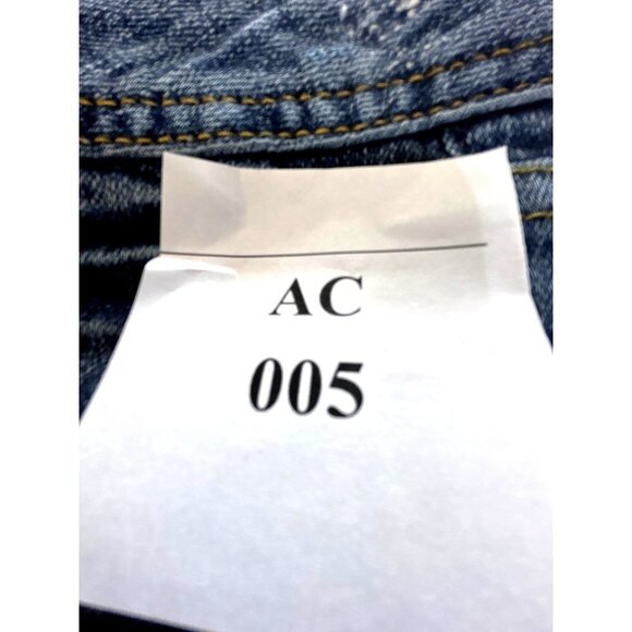 Revolt Jeans Co Womens Jrs Stretch Jean Shorts Rolled Cuff Distressed 4 Pocket S - Picture 6 of 6